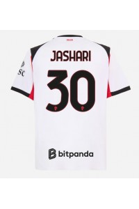 AC Milan Ardon Jashari #30 Jalkapallovaatteet Vieraspaita 2025-26 Lyhythihainen